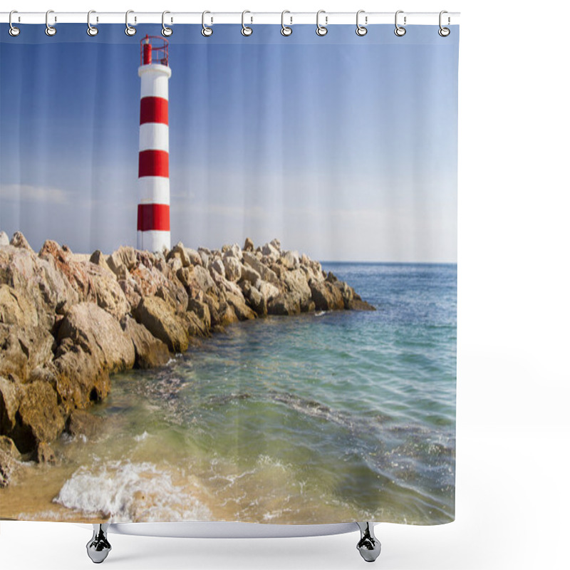 Personality  Island Of Farol Shower Curtains