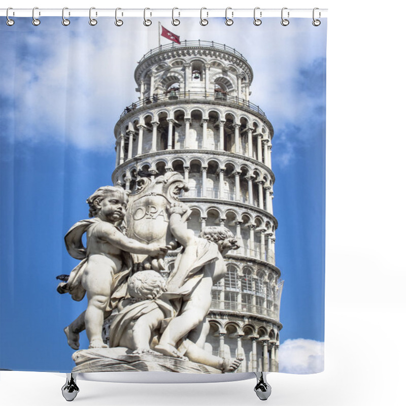 Personality  Leaning Tower Of Pisa Shower Curtains