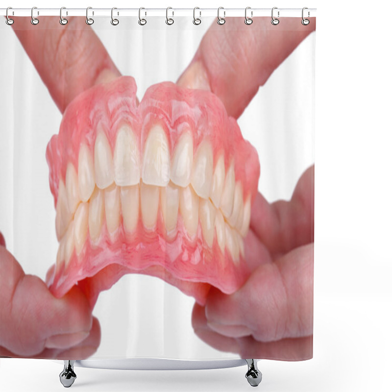 Personality  Dental Prosthesis Shower Curtains