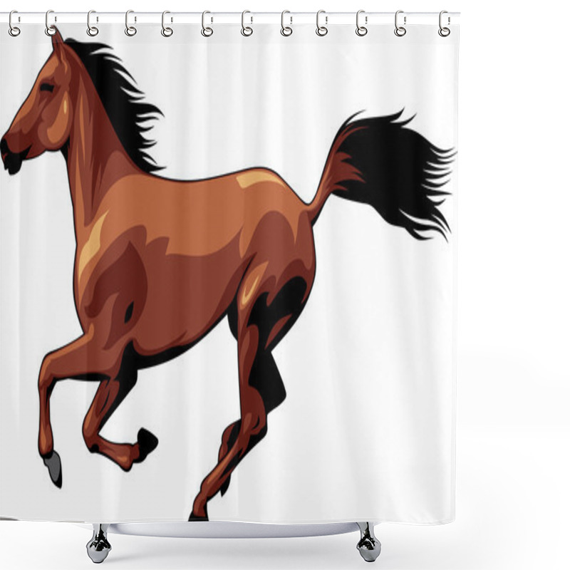 Personality  Horse Shower Curtains