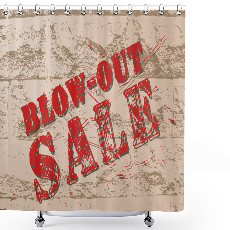 Personality  Blow Out Sale Banner Shower Curtains