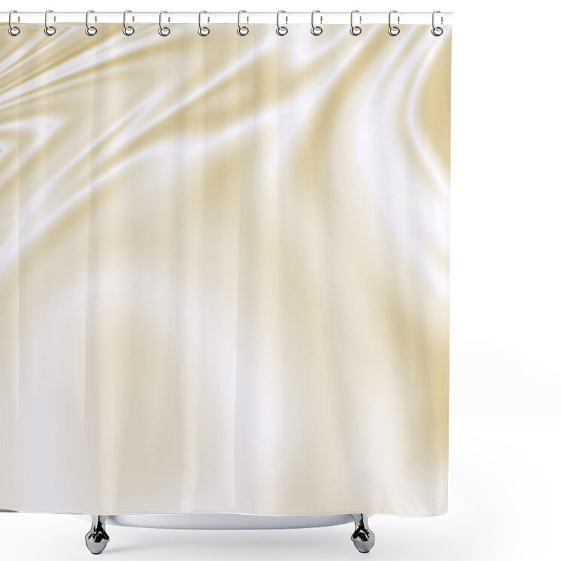 Personality  Abstract Light Satin Drapery Background Shower Curtains