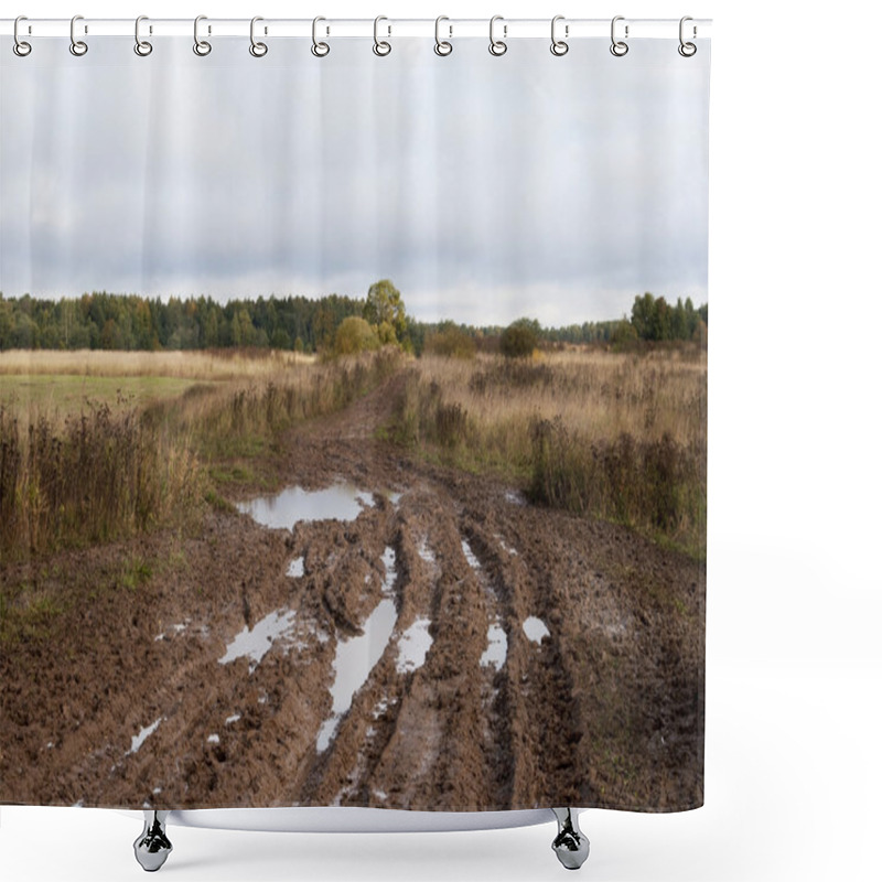 Personality  Season Of Bad Roads Shower Curtains