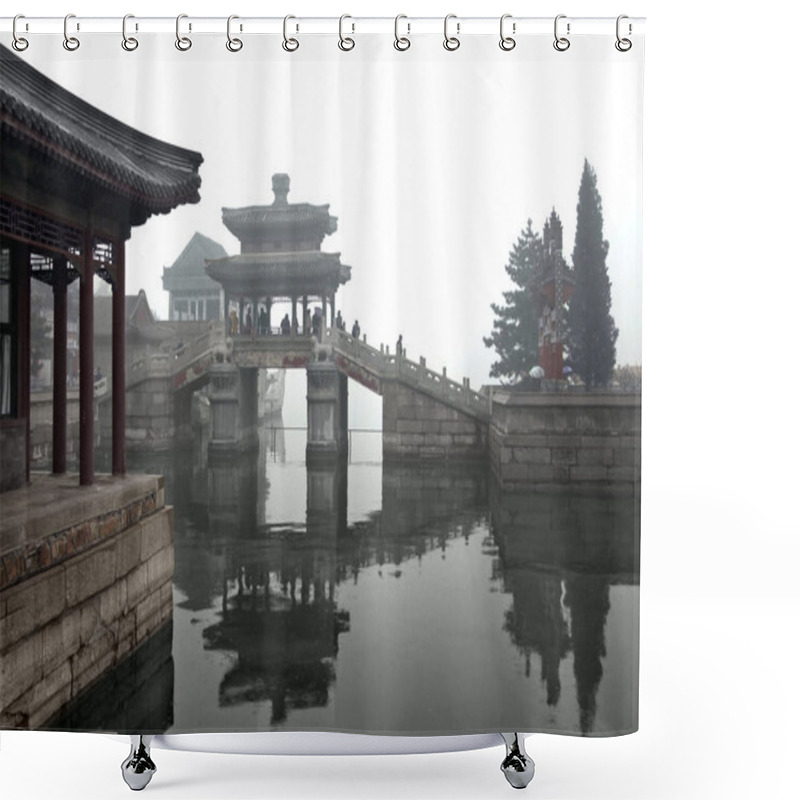 Personality  Around Beijing Shower Curtains