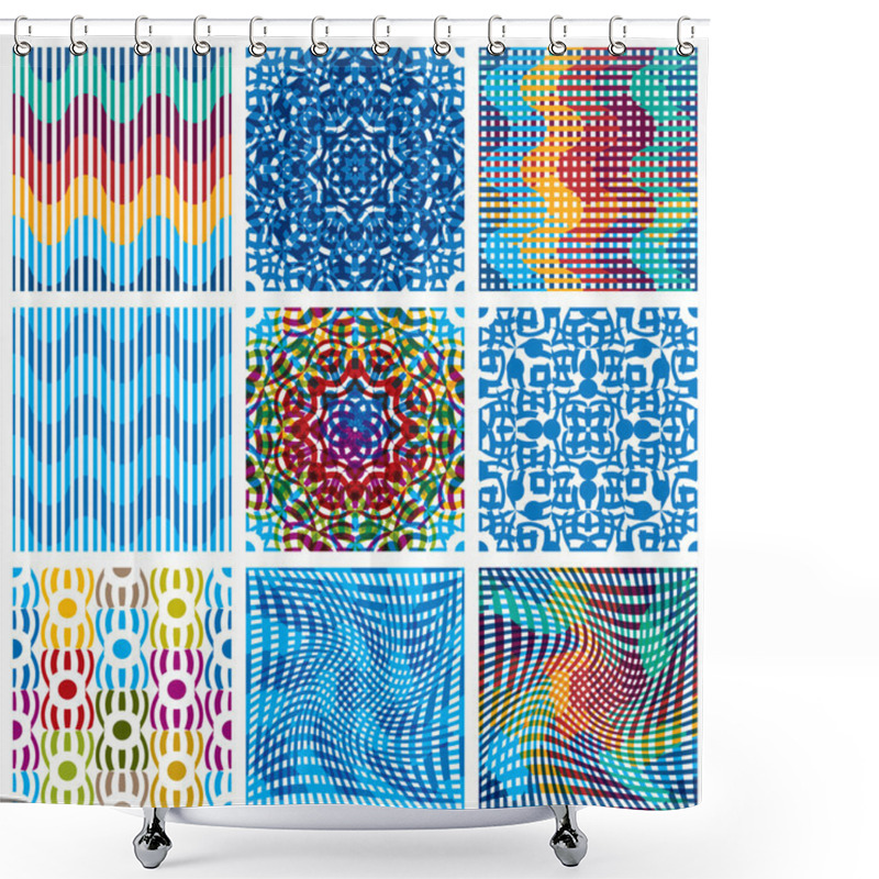 Personality  Seamless Patterns. Shower Curtains