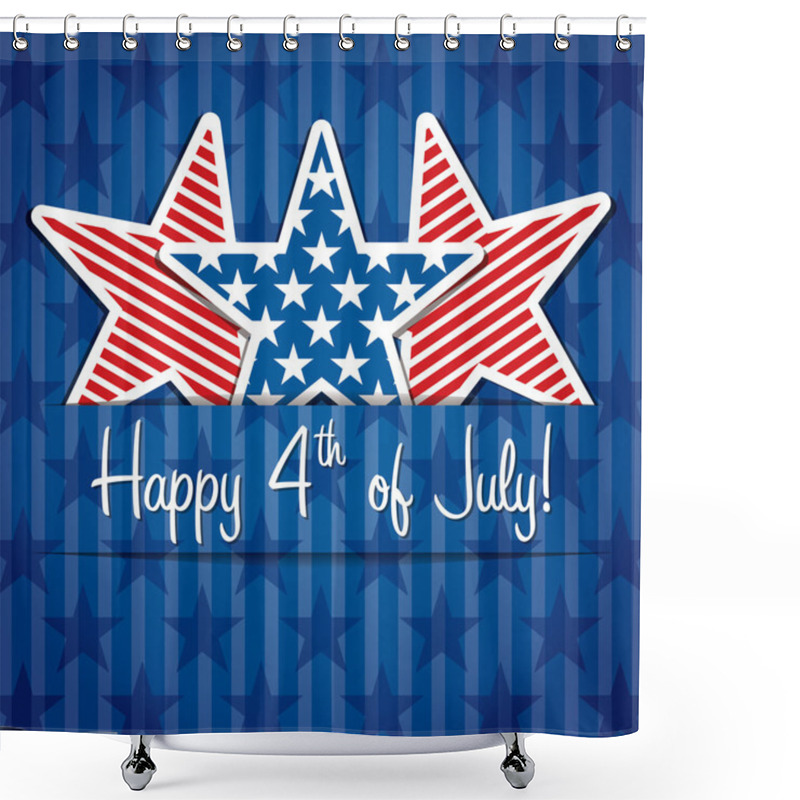 Personality  Happy 4th Of July! Shower Curtains