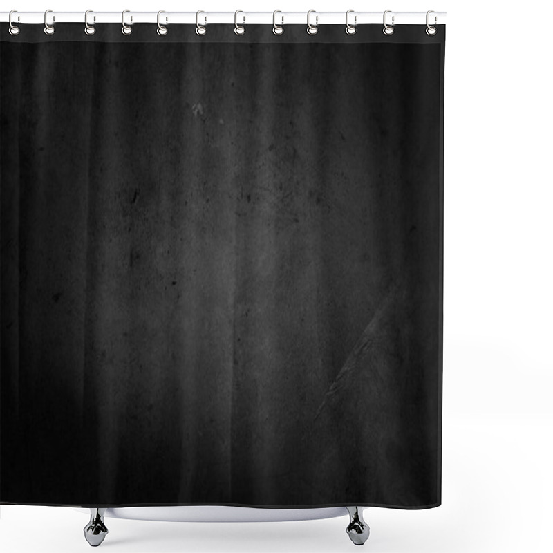 Personality  Close-up Of Dark Grunge Textured Background Shower Curtains