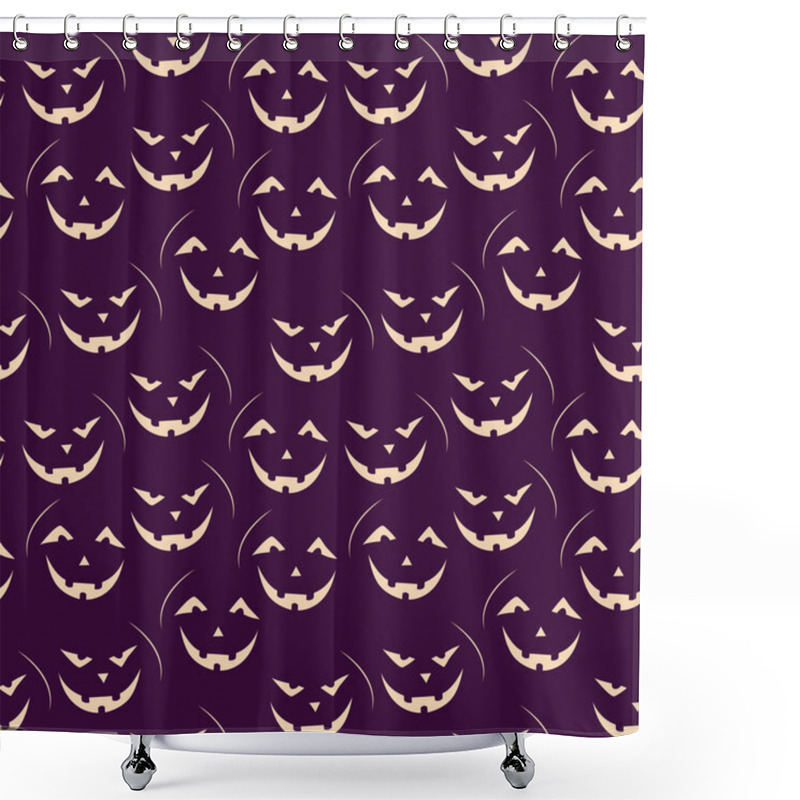 Personality  Halloween Seamless Patterns. Shower Curtains