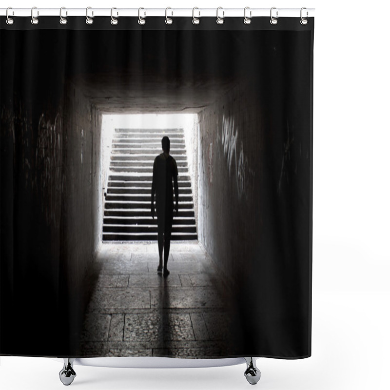 Personality  Tunnel Shower Curtains