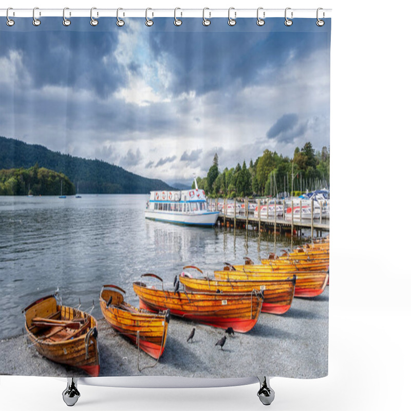 Personality  Lake Windermere On The Beautiful Lake District In England Shower Curtains