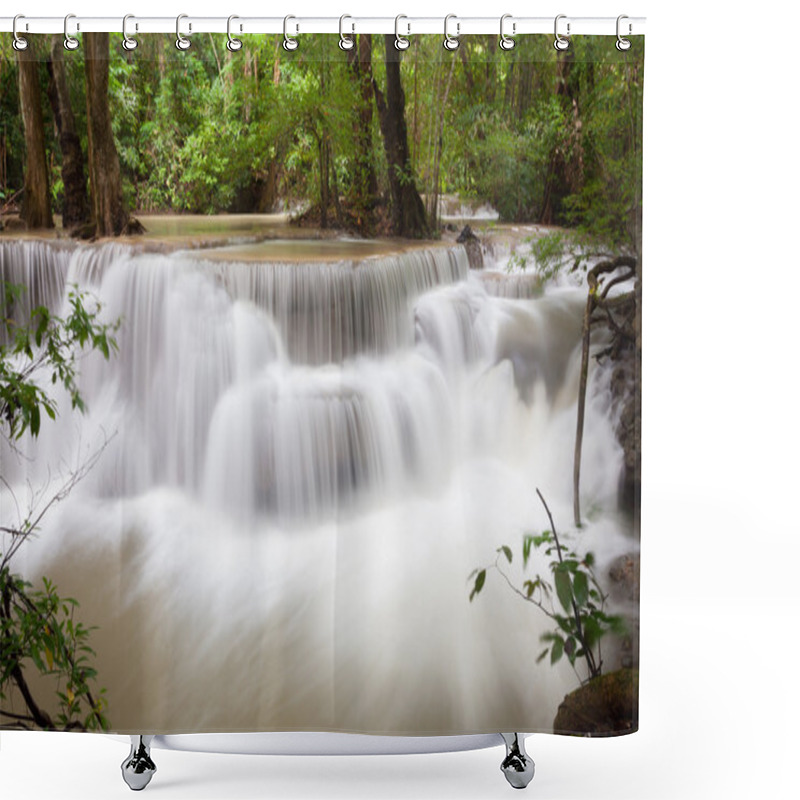 Personality  Tropical Waterfall Thailand Shower Curtains