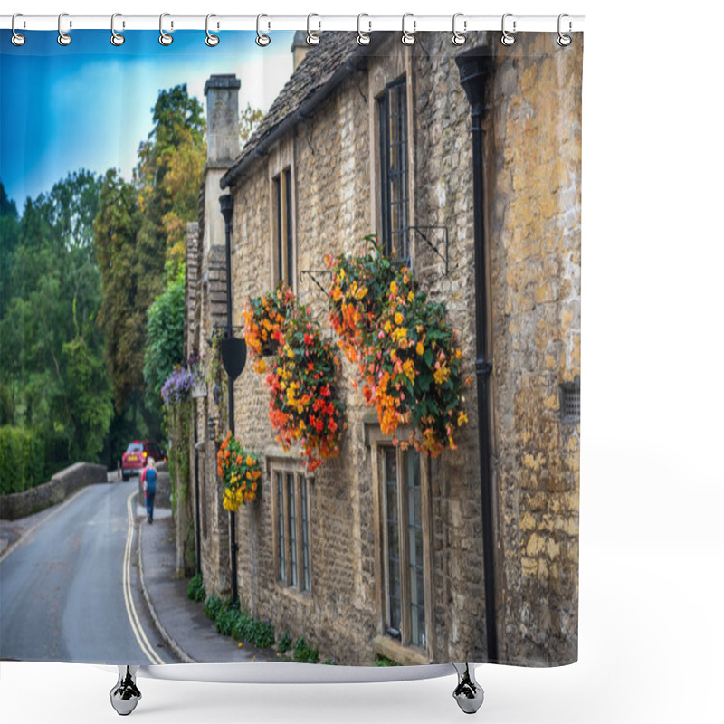 Personality  Cotswold Village Of Castle Combe Shower Curtains