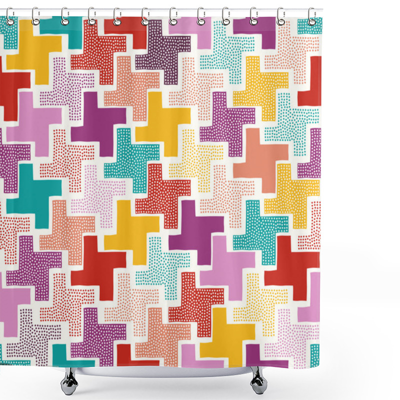 Personality  Seamless Abstract Pattern Shower Curtains