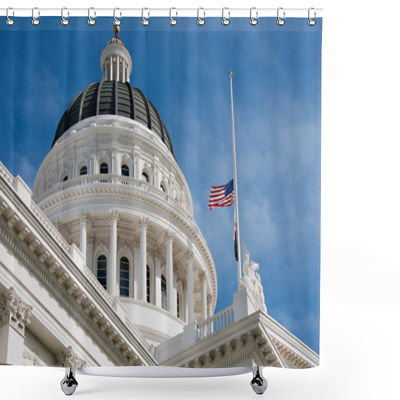 Personality  California State Capitol Building Shower Curtains