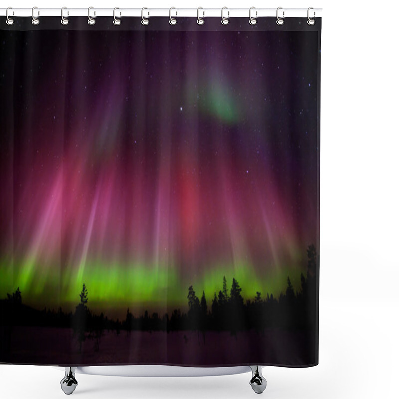 Personality  Beautiful Northern Lights Shower Curtains