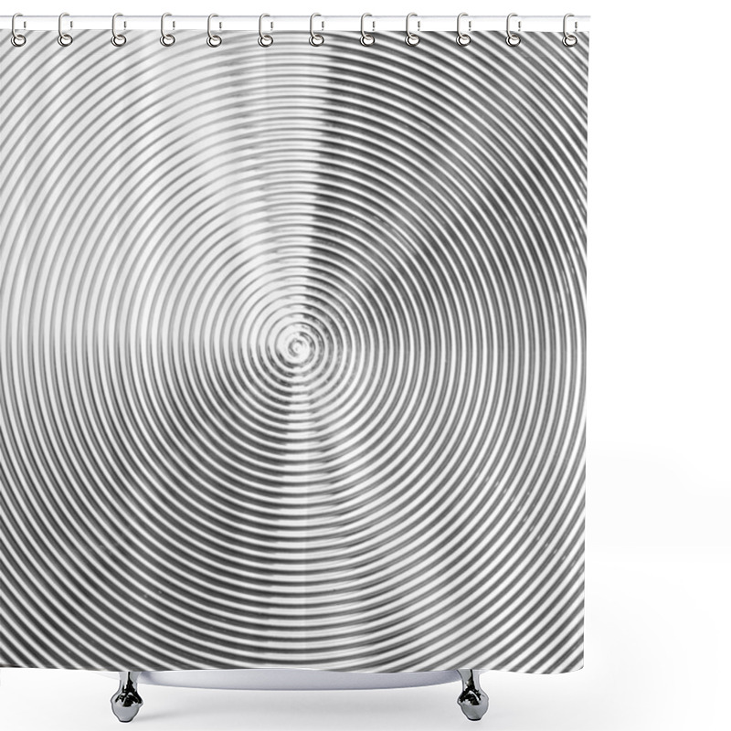 Personality  Spiral Pattern From The Bottom Of A Cooking Pot Shower Curtains