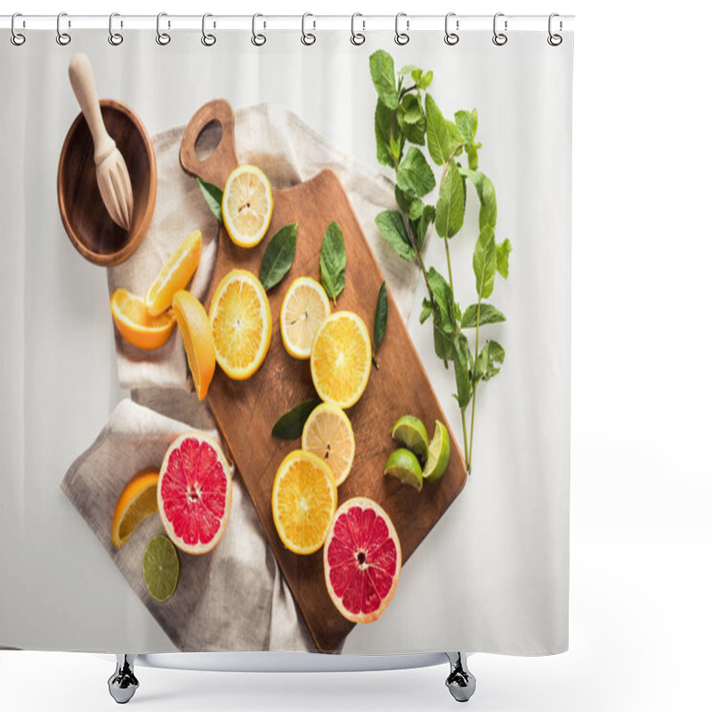 Personality  Citrus  Shower Curtains