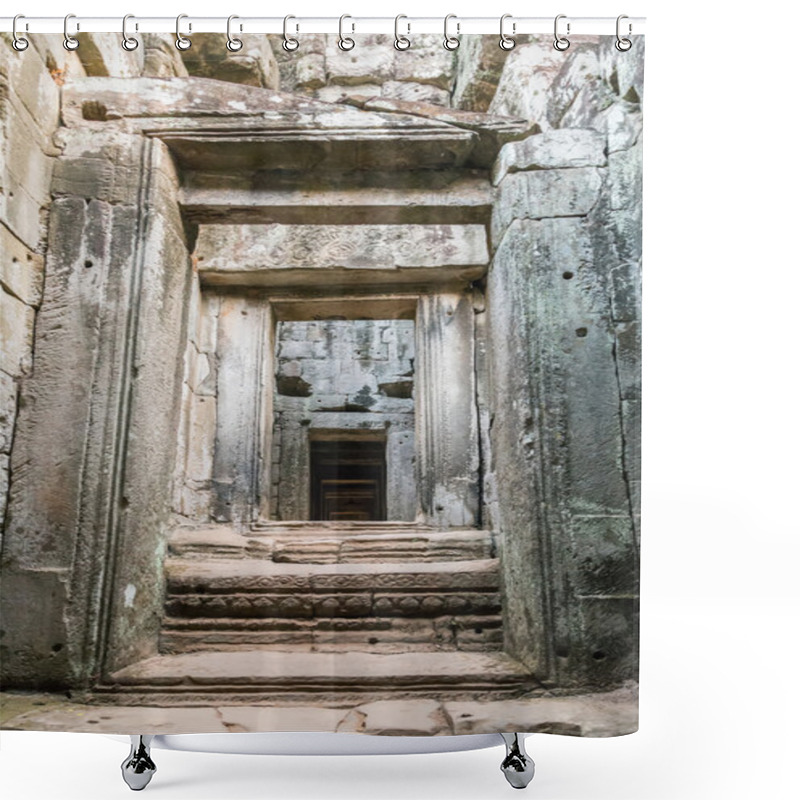 Personality  Bayon Temple, Angkor, Cambodia Shower Curtains