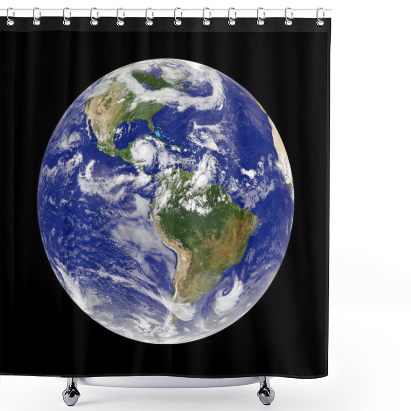 Personality  Earth Shower Curtains