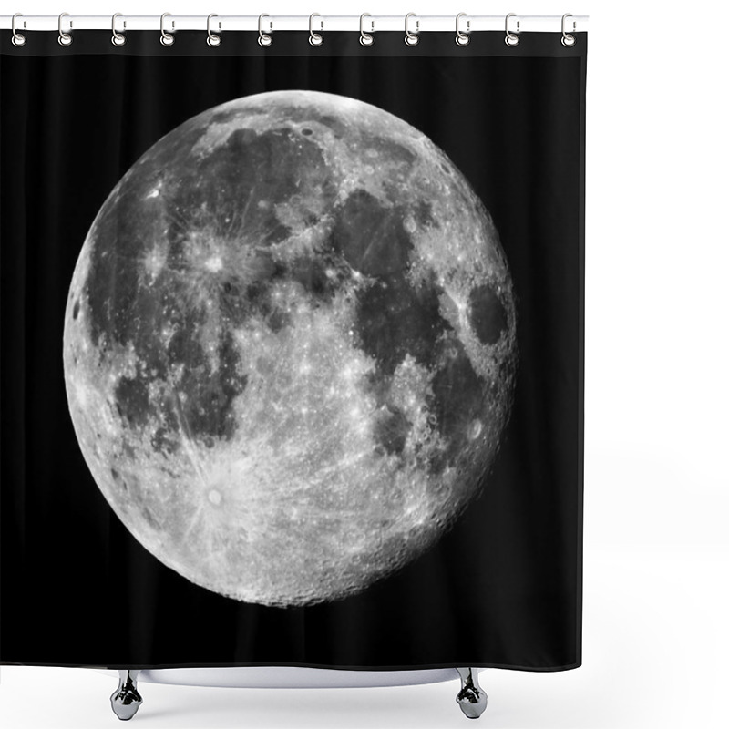 Personality  Full Moon Shower Curtains