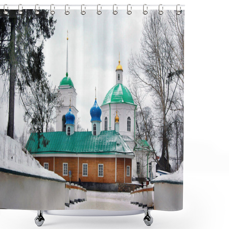 Personality  Entrance To The Territory Of The Pechersk Monastery, Russia Shower Curtains