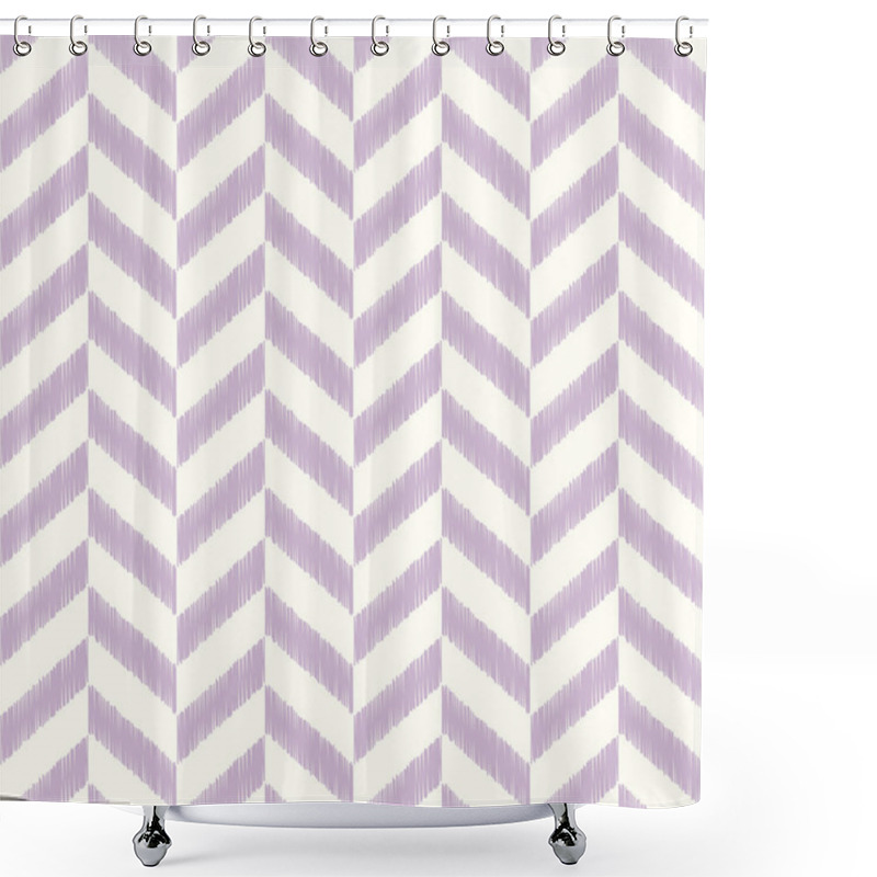 Personality  Seamless Herringbone Pattern Shower Curtains