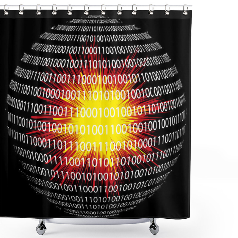 Personality  Cyber War Shower Curtains