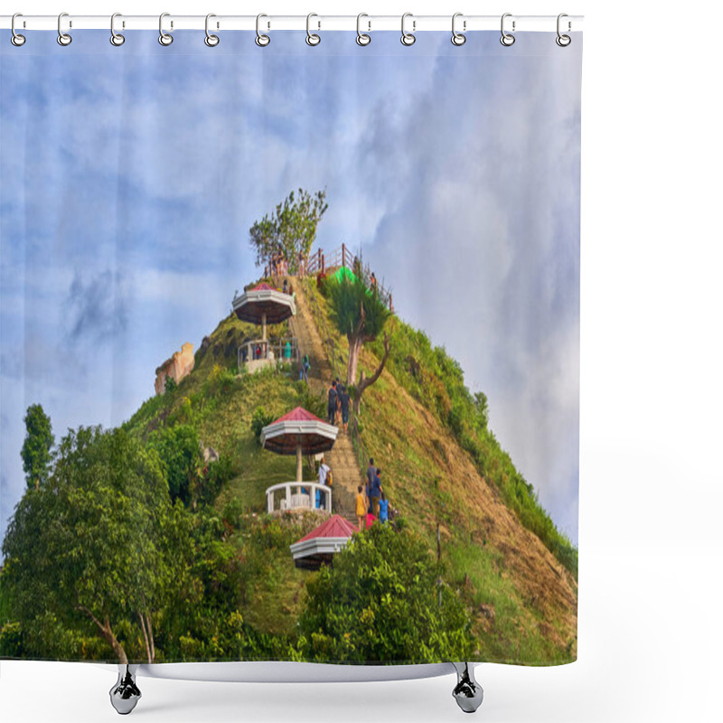 Personality  Observation Desc Where Can Be Seen Famous Chocolate Hills, Bohol Shower Curtains