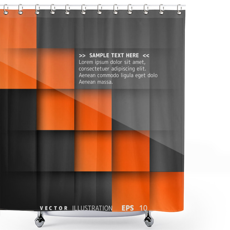 Personality  Abstract Background Shower Curtains