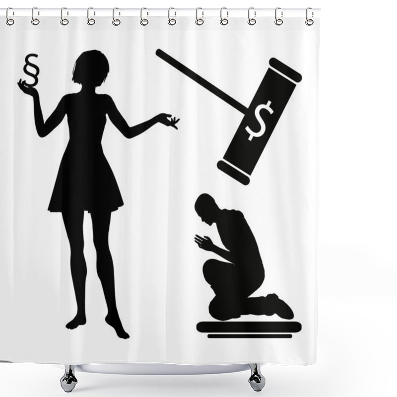 Personality  Adultery Shower Curtains