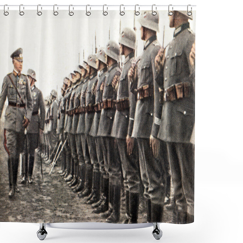 Personality  Reichswehrminister Blomberg Shower Curtains