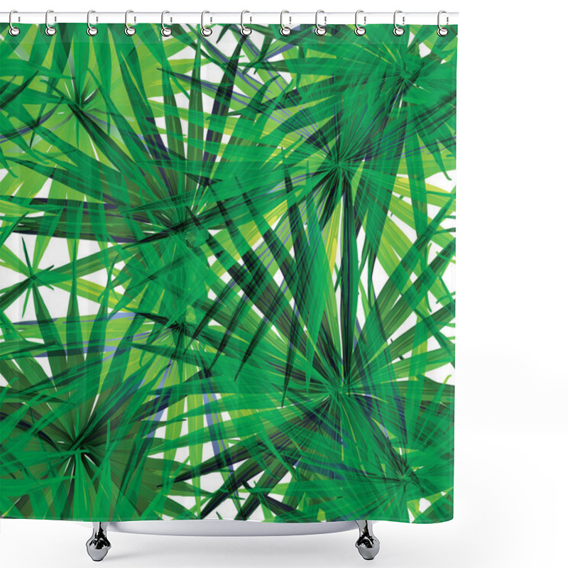 Personality  Tropical Summer Background. Shower Curtains