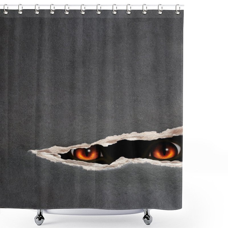 Personality  A Look From Darkness Shower Curtains