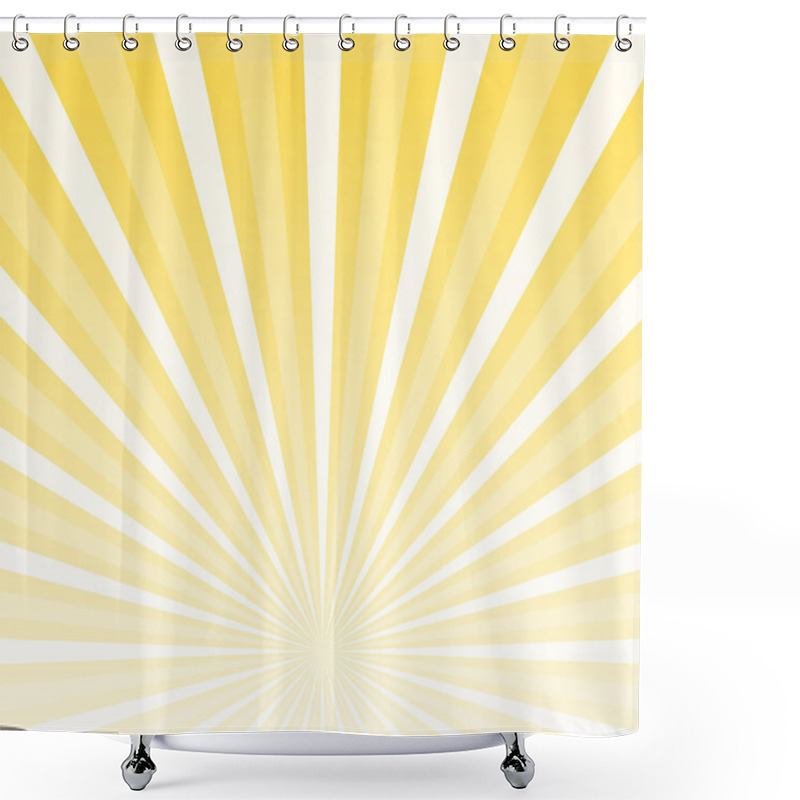 Personality  Shining Background Horizon Shower Curtains