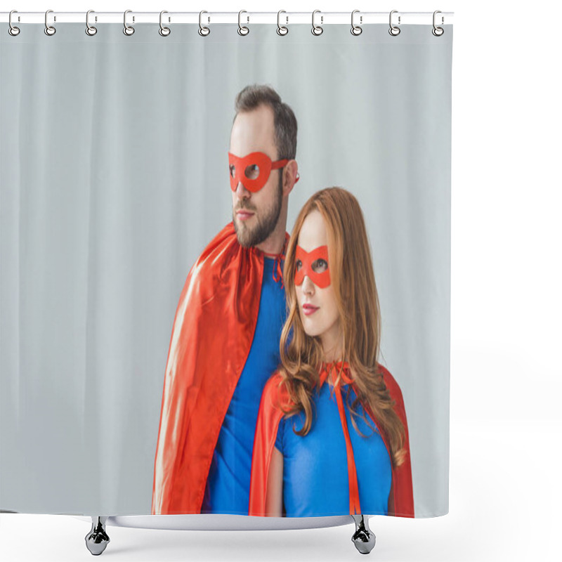 Personality  Superheroes Shower Curtains