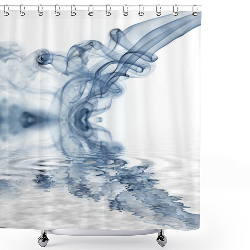 Personality  Blue Smoke Shower Curtains