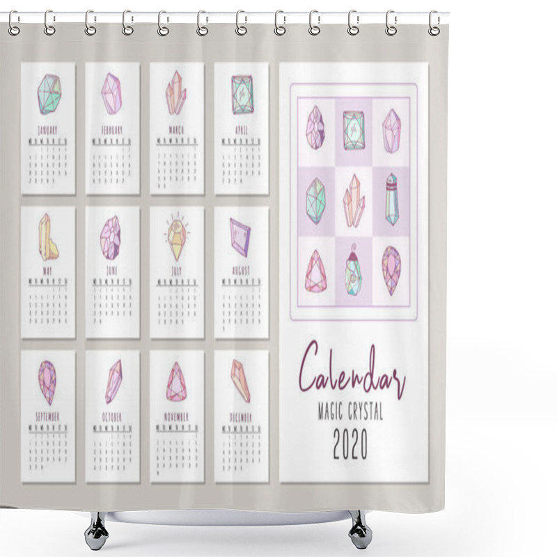 Personality  New Crystals Set Shower Curtains