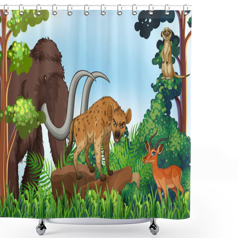 Personality  Animal And Jungle Shower Curtains