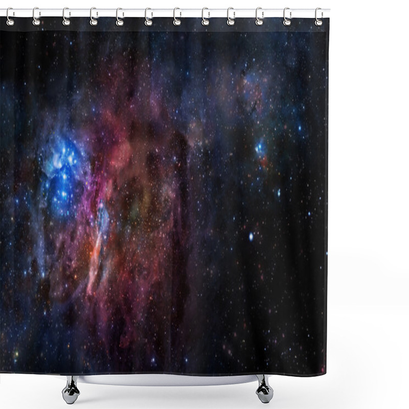 Personality  Starry Background Of Deep Outer Space Shower Curtains