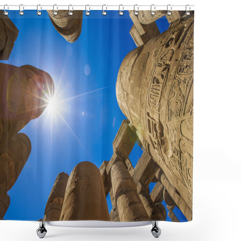 Personality  Ruins Of Karnak Temple In Egypt Shower Curtains