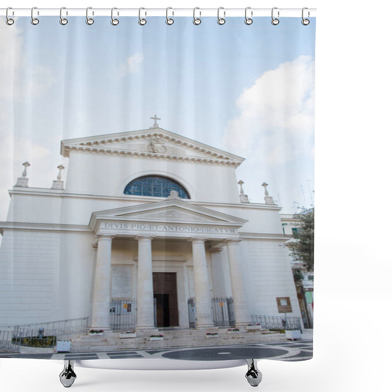 Personality  Church Shower Curtains