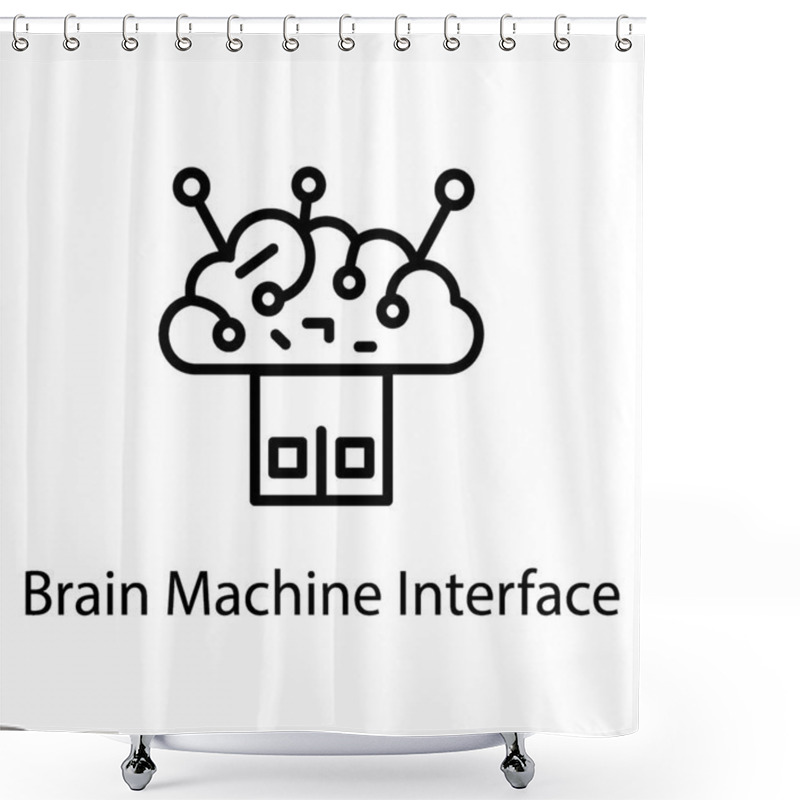 Personality  A Direct Communication Pathway Between An Enhanced Or Wired Brain And An External Device Shower Curtains