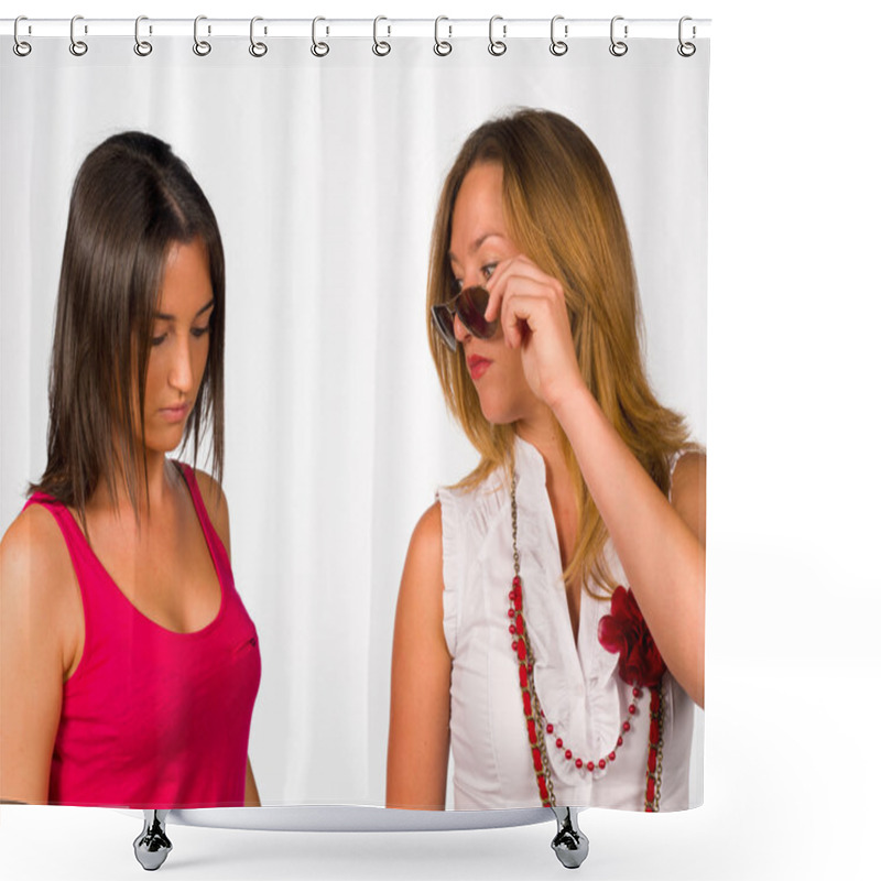 Personality  Contempt Shower Curtains