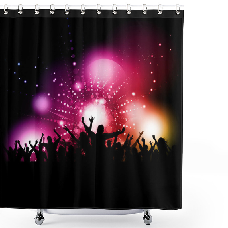 Personality  Party Crowd Shower Curtains