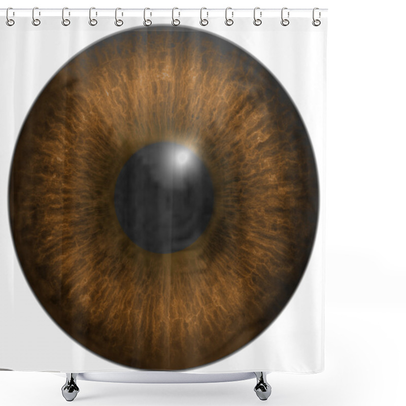 Personality  Eye Iris Generated Hires Texture Shower Curtains