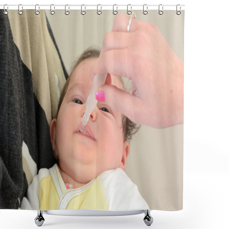 Personality  Rotavirus Vaccine - Virus Immunisation Shower Curtains