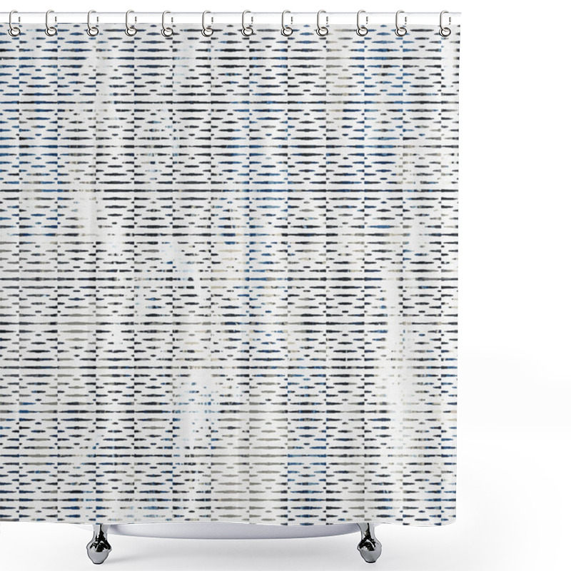 Personality  High-definition Geometry Texture Repeat Pattern On A Creative Texture Surface Shower Curtains