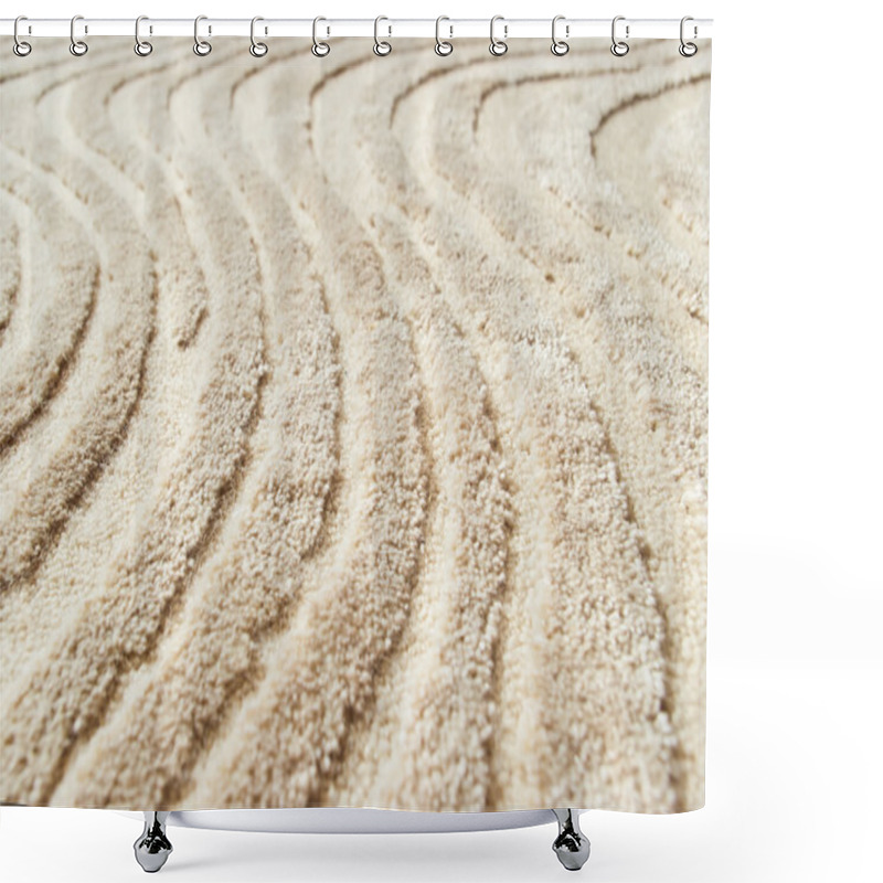 Personality  Beige Carpet Shower Curtains