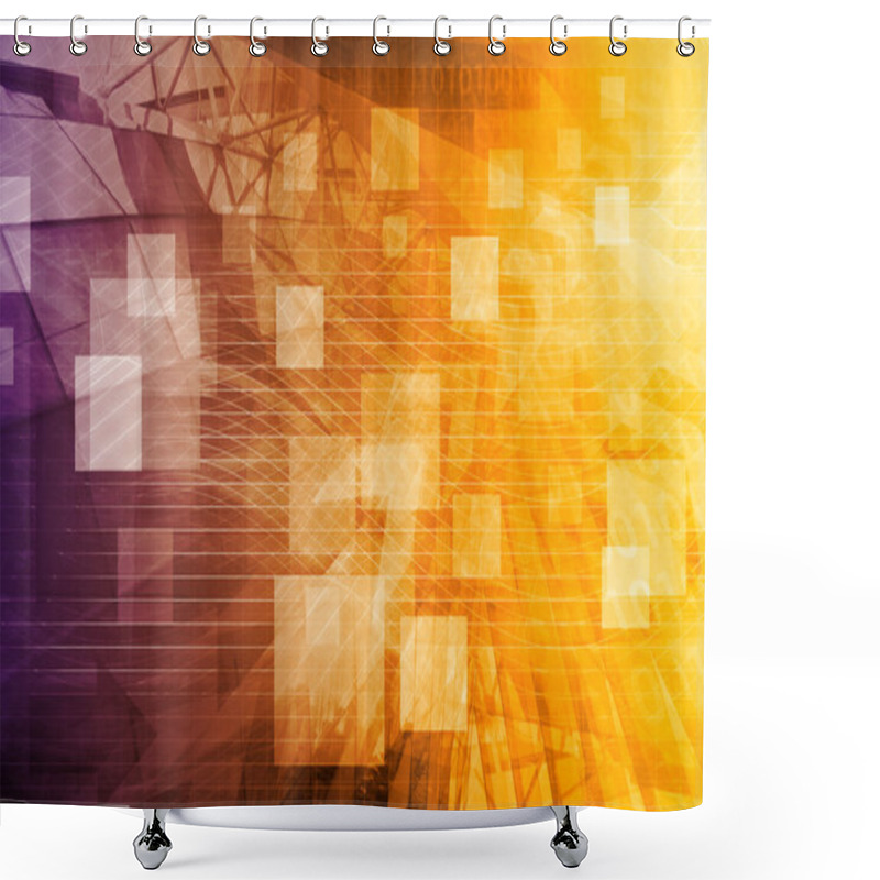 Personality  System Development Concept Art Shower Curtains