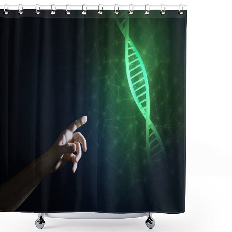 Personality  Science Medicine And Technology Concept Shower Curtains